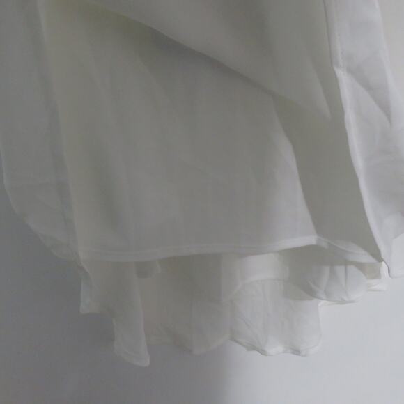 Princess Polly Women Sz 12 White Maylor Mini Dress Low Cut Low Back Dress - Picture 7 of 10